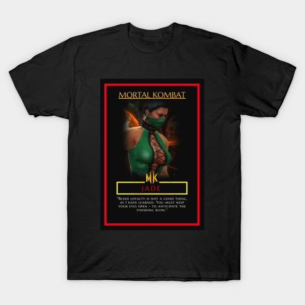 Jade Mortal Kombat (MK) Characters, Poster,sticker and more. T-Shirt by Semenov